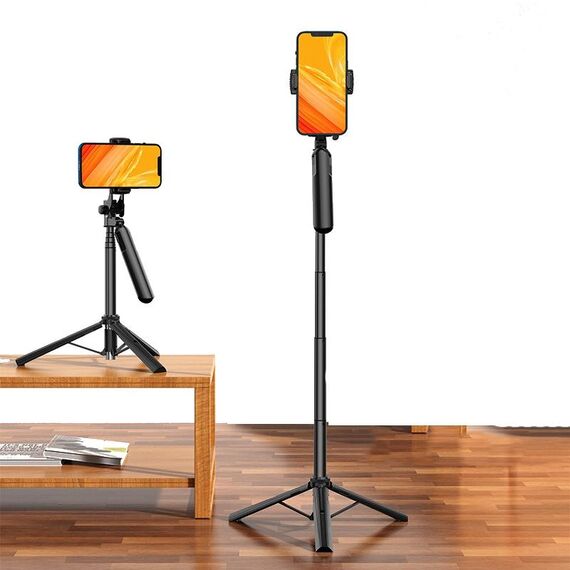 Cyke Pieghevole Telescopico Telefono cellulare Broadcast Stand Treppiede, Specifica: A61-1.6M (Stazione cloud)