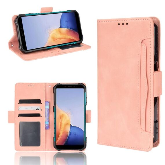 Per Ulefone Armor X9 Skin Feel Case del telefono in pelle del vitello (rosa)