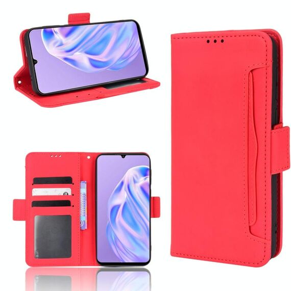 Per Ulefone Nota 6 / Nota 6P Skin Feel Pattern di vitello Cassa del telefono in pelle (rosso)