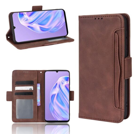 Per Ulefone Nota 6 / Nota 6P Skin Feel Celf Pattern Cassa del telefono in pelle (marrone)