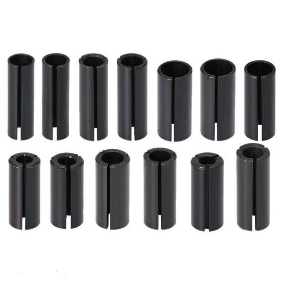 13 PCS / Set Fresatura Taglierina Conversione Chuck Incisione Macchina per incisione Trimmer Connettore di fresatura in legno elettrico