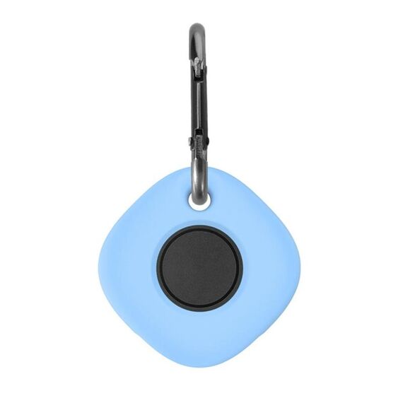 2 PCS Cassa protettiva in silicone tracker per Samsung Galaxy SmartTag (Sky-Blue)