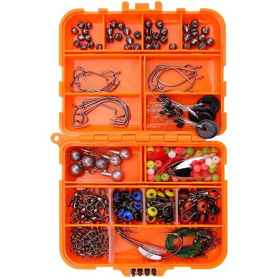 213 PCS / set Set di accessori per gancio per calamari (026 scatola arancione)