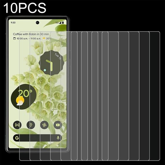 Film in vetro temperato da 10 pezzi 0.26mm 9h 2.5D per Google Pixel 6A