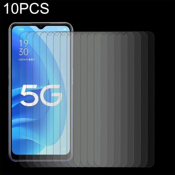 Pellicola di vetro temperato da 10 pezzi da 0,26 mm 9h 2.5D per OPPO A55S 5G