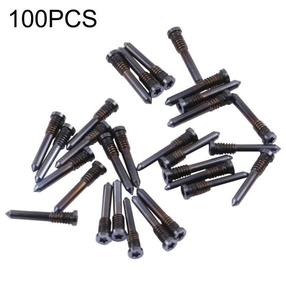 100 pezzi Viti da porta di ricarica per iPhone 13 Pro (blu)