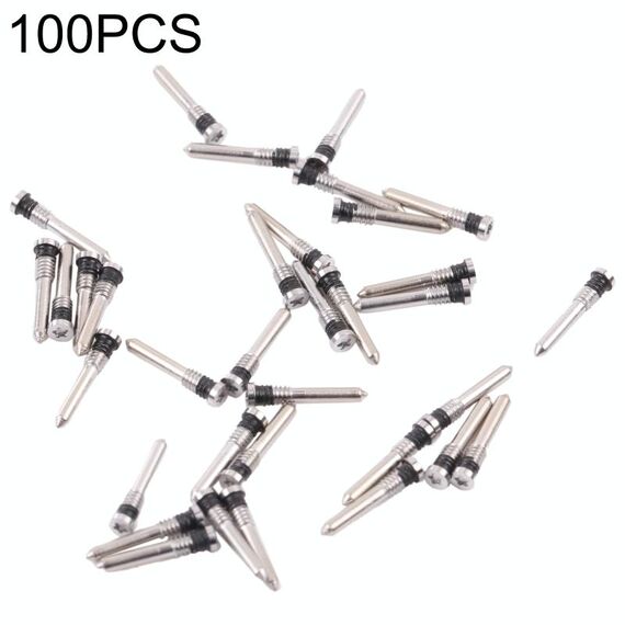 100 pezzi Viti da porta di ricarica per iPhone 13 Pro (argento)