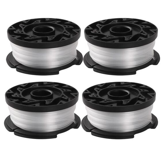 4 in 1 linea di falciatura di corda in nylon in nylon per tosaerba nero + decker (confezione B2 - CoilX4)
