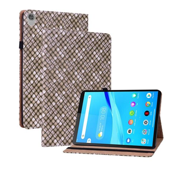 Per Lenovo Tab M8 HD TB-8505F 8.0 Custodia per tablet in pelle con tessere con supporto (marrone)