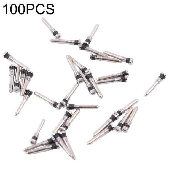 100 pezzi Viti da porta di ricarica per iPhone 13 Pro Max (argento)