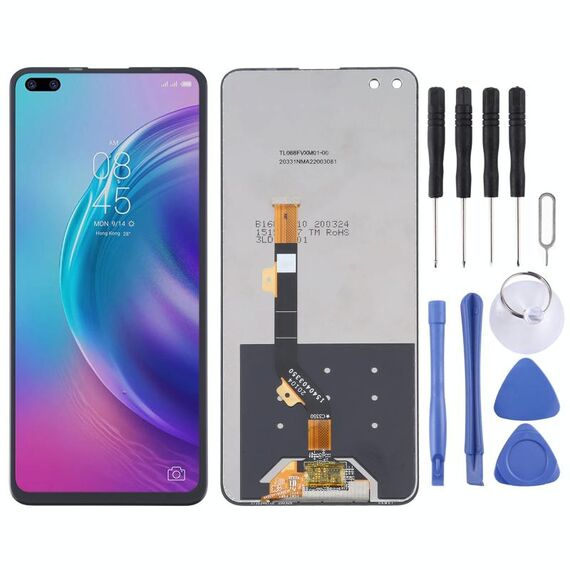 Schermo LCD TFT per Tecno Camon 16 Premier CE9, CD6j con Digitizer Full Assembly