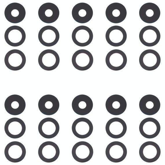 Per OPPO Reno6 4G / Reno6 5G / Reno6 Z 10 pezzi Obiettivo fotocamera posteriore
