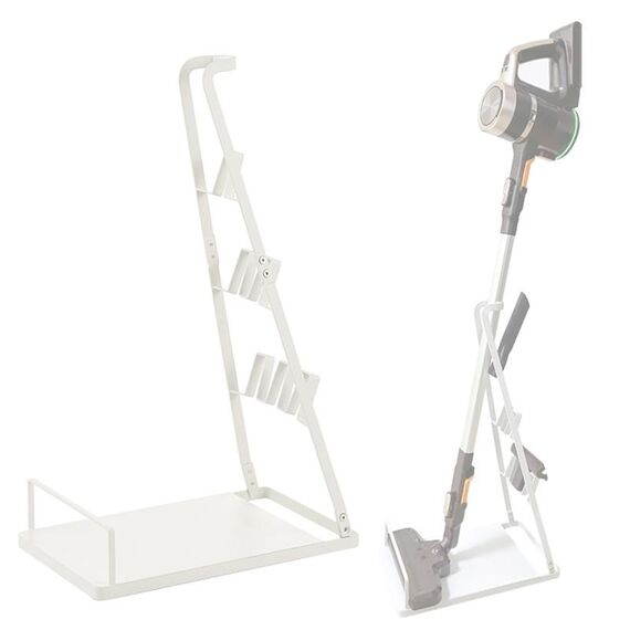 Aspirapolvere universale Piano Staffa di stoccaggio non punch per Dyson, Colore: B Tipo (bianco)