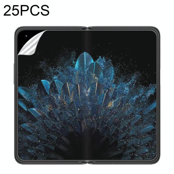 25 PCS Full Screen Protector Pellicola idrogel antideflagrante per OPPO Find N / Find N2 (grande schermo)