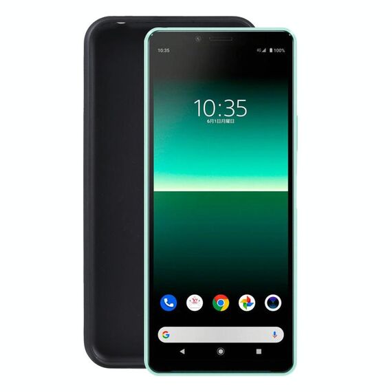PER SONY ERICSSON XPERIA 10 II TPU Cassa del telefono TPU (pudding nera)
