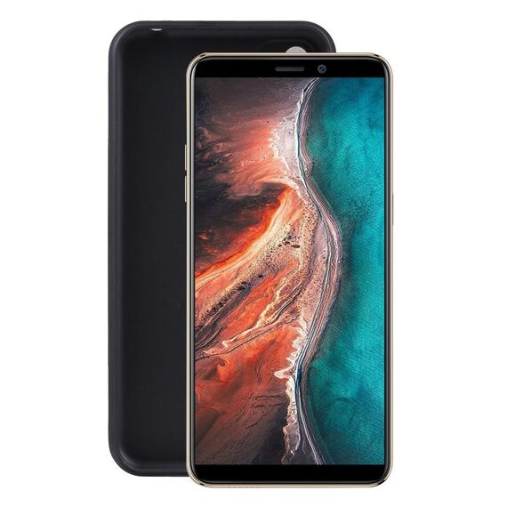 Cassa del telefono TPU per Ulefone P6000 Plus (nero)