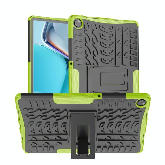 Per OPPO Realme Pad 10.4 Texture Pneumatico TPU + Caso del tablet PC (verde)