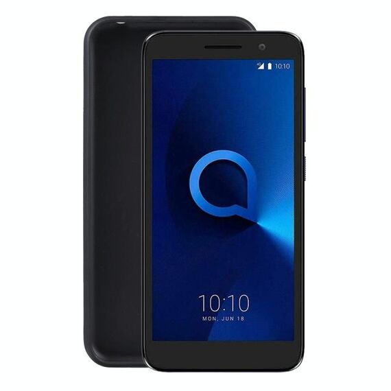 Cassa del telefono TPU per Alcatel 1 (pudding nera)