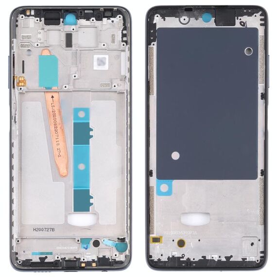 Piastra di lunetto originale del telaio centrale per Xiaomi Poco X3 (nero)