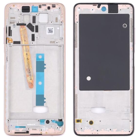 Piastra di lunetto originale del telaio medio per Xiaomi Poco X3 (oro)