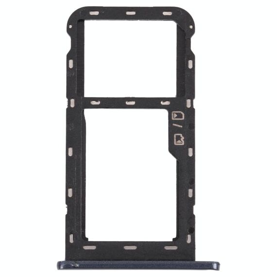 Vassoio della scheda SIM + vassoio della scheda Micro SD per ZTE BLADE A51 (nero)