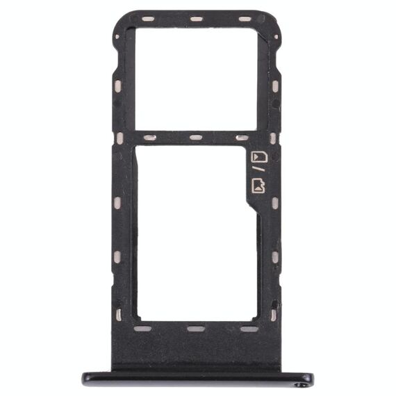 Vassoio della scheda SIM + vassoio della scheda micro SD per ZTE BLADE V2020 Smart (nero)