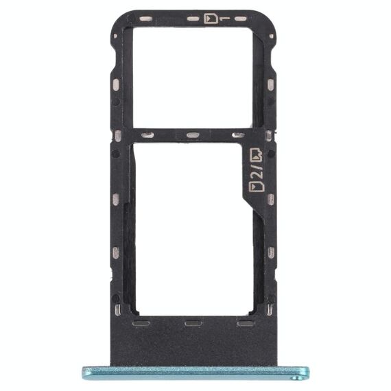 Vassoio della scheda SIM + vassoio della scheda micro SD per ZTE BLADE V2020 Smart (Gressato verde)