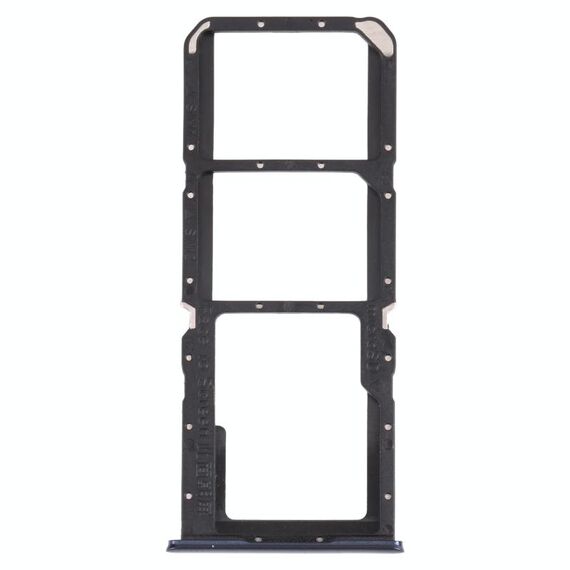 Per OPPO A74 4G / F19 / F19s CPH2219 Vassoio per schede SIM + Vassoio per schede SIM + Vassoio per schede Micro SD (nero)
