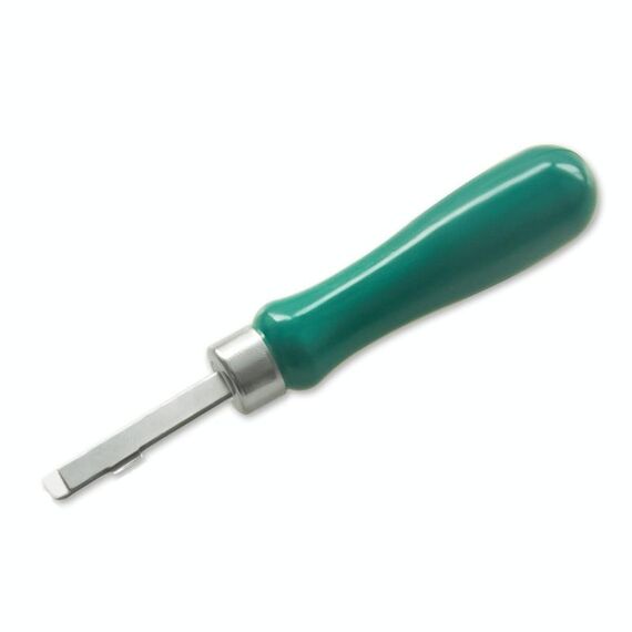 Guarda il coperchio posteriore che toccando l'apertura dell'orologio del coltello, Stile: Maniglia verde Dual Uso