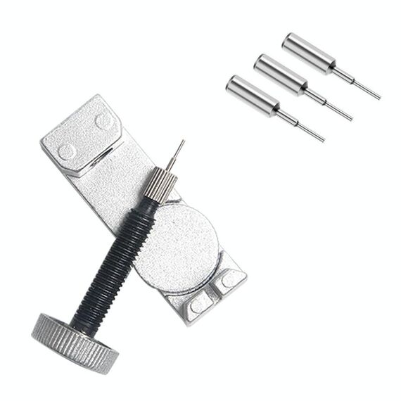 3 PCS Metal Regolabile in altezza Guarda la fascia per pin Link Remover (Argento)