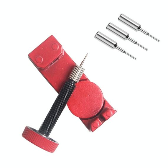 Rimozione del perno del pin del collegamento della banda dell'altezza regolabile in metallo 3 PCS (rosso)