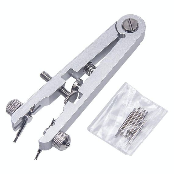 Guarda cinturino perni di rimozione Pinze per orologio a V Shape di Shape Remover (Argento)