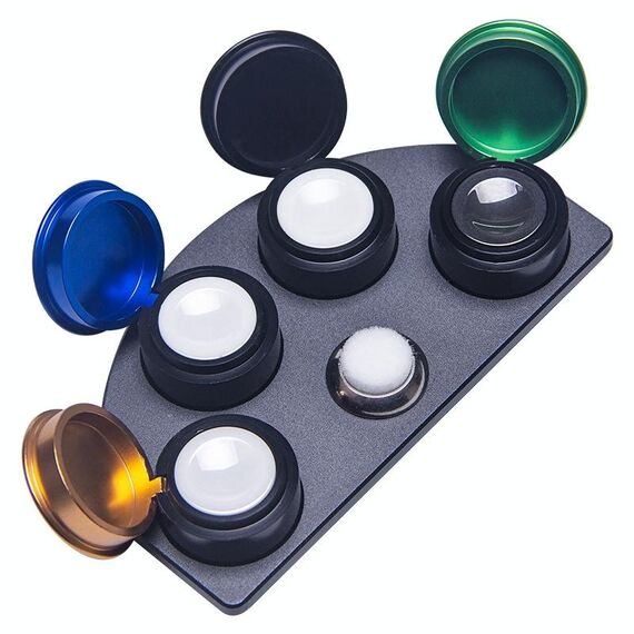 Strumento di riparazione dell'orologio dell'orologio dell'orologio dell'olio dell'orologio dell'orologio dell'olio dell'olio dell'olio dell'olio dell'orologio, Stile: Stile: Quattro tazze di oli Colorate