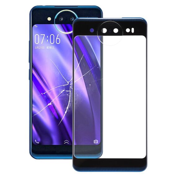Per vivo NEX Schermo frontale Lente in vetro esterno con adesivo otticamente trasparente OCA
