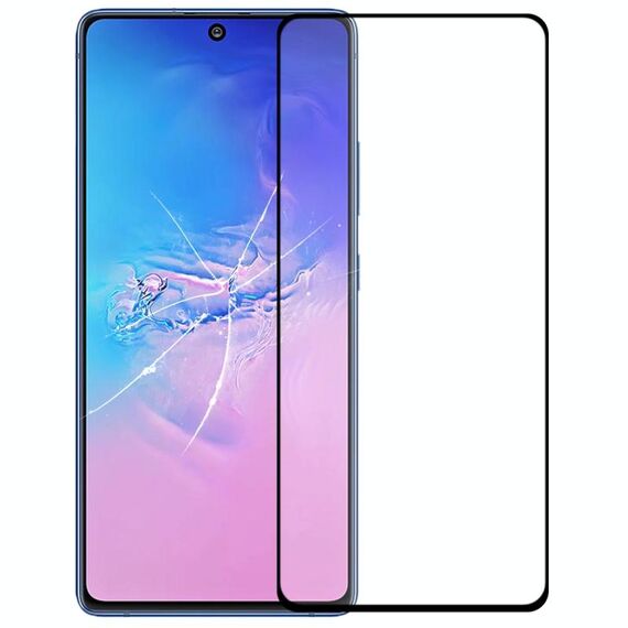 Per Samsung Galaxy S10 Lite Lente in vetro esterno dello schermo anteriore con adesivo otticamente trasparente OCA