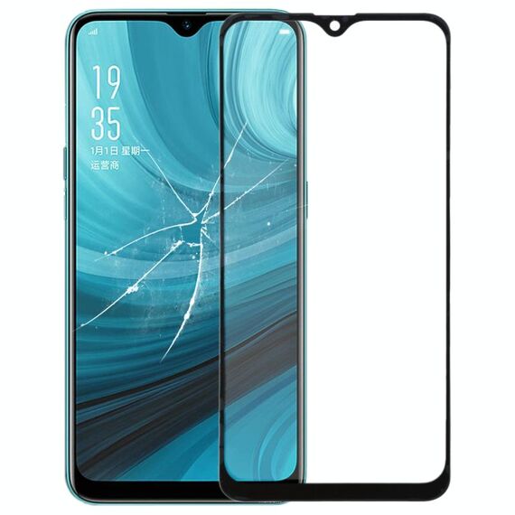 Per OPPO A7 / AX7 Lente in vetro esterno dello schermo anteriore con adesivo otticamente trasparente OCA