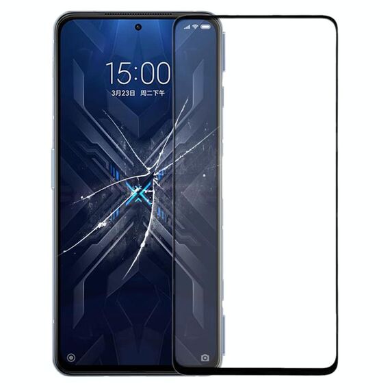 Lente in vetro esterno dello schermo anteriore con adesivo otticamente trasparente OCA per Xiaomi Black Shark 4