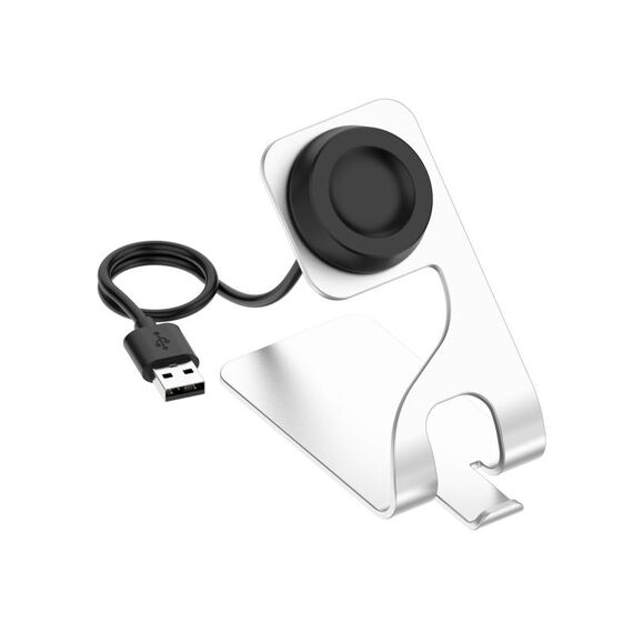 Per Huawei Watch D Base di ricarica in metallo magnetico girevole (argento)