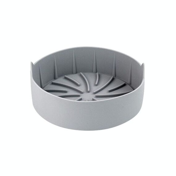 Air Fryer Grill Grill Grill Accessori, Dimensioni: rotondo 19 cm (grigio)