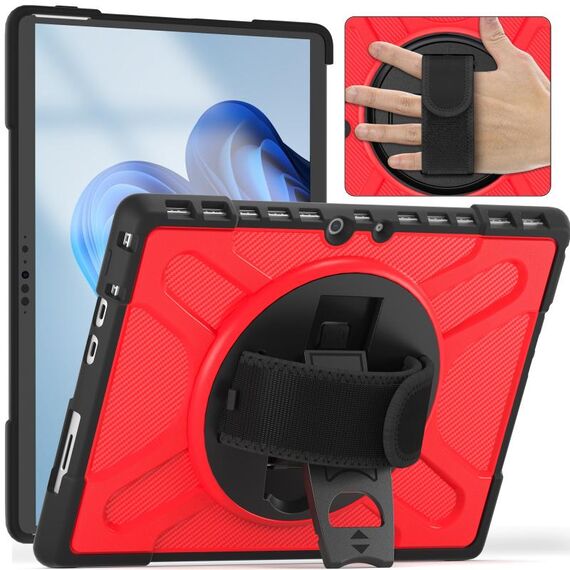Per custodia tablet Microsoft Surface Pro 8 TPU + PC (rosso)