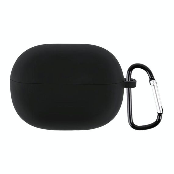 Per Xiaomi Redmi Buds 3 Lite Custodia protettiva per auricolari in silicone con gancio (nero)