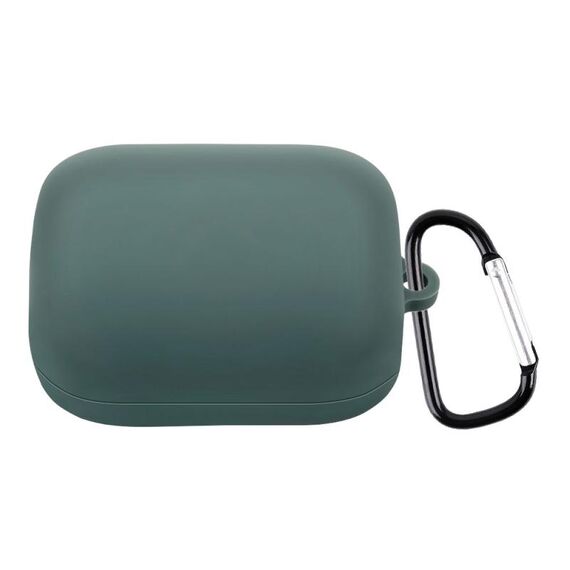 Per custodia protettiva per auricolari in silicone di Germogli protoi con gancio (verde scuro verde)