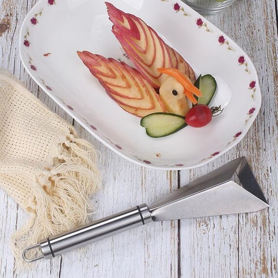2 pezzi Frutta in acciaio inox Frutto in acciaio inox Shaper Shaper Flower Shaped Taglierina