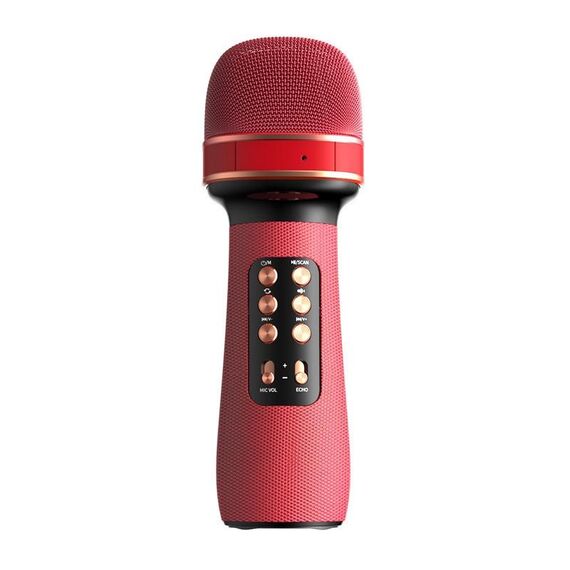 WS898 Microfono Bluetooth wireless live con funzione audio (rosso)