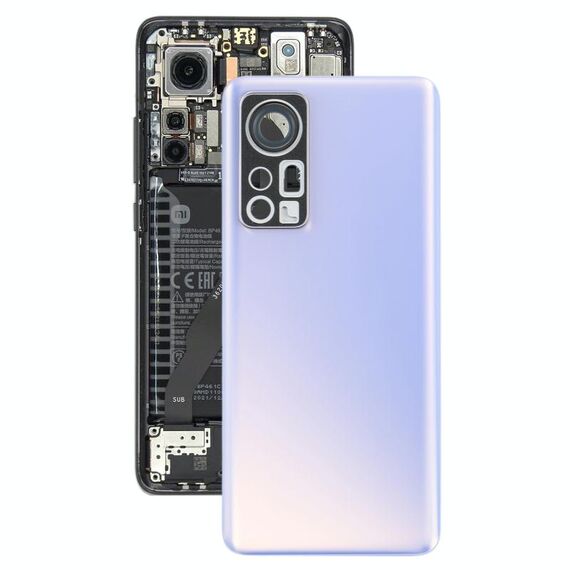 Coperchio posteriore della batteria originale per Xiaomi 12 (Purple)