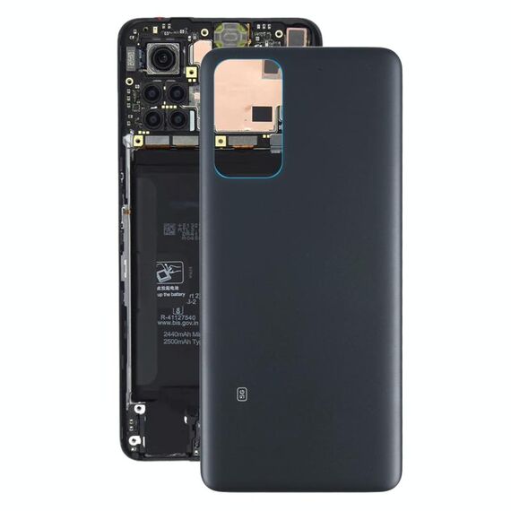 Copertura posteriore della batteria originale per Xiaomi Redmi Nota 11 (Cina) (nero)