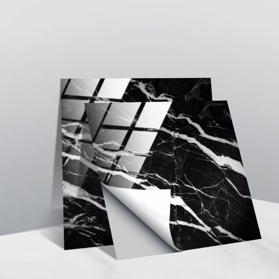 20 pezzi 10cm PVC Crystal Crystal Crystal Pellicola Geometric Pattern Mattonelle Adesivo da parete (TS228)