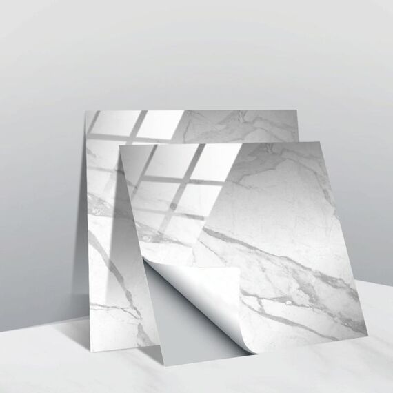20 PCS 15 cm PVC Crystal Crystal Crystal Pellicola Geometric Pattern Mattonelle Adesivo da parete (TS226)