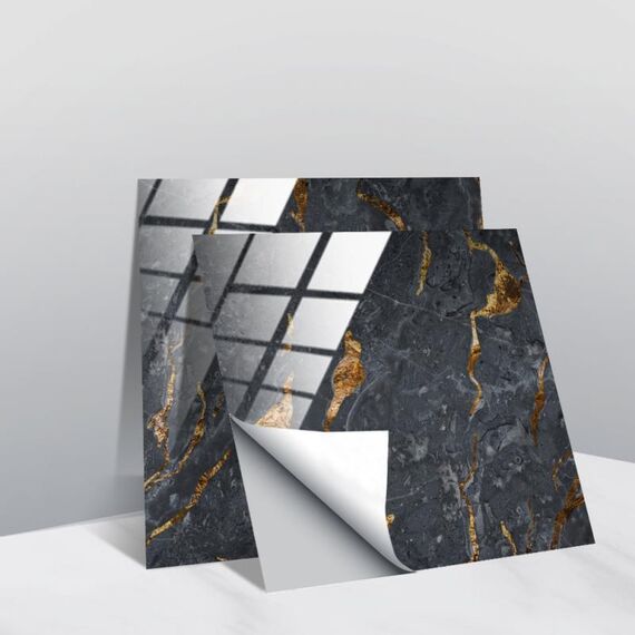 20 PCS 15 cm PVC Crystal Crystal Crystal Pellicola Geometric Pattern Mattonelle Adesivo murale (TS244)