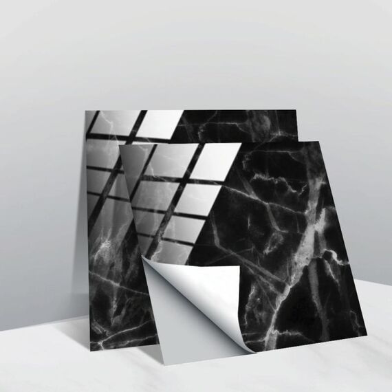 20 PCS 20 cm PVC Crystal Crystal Crystal Pellicola Geometric Pattern Mattonelle Adesivo murale (TS227)